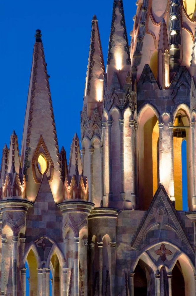 Mexico, The Parroquia Church in The Jardin